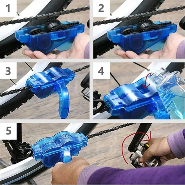 Ultra Light Portable Bicycle Chain Cleaner Tool