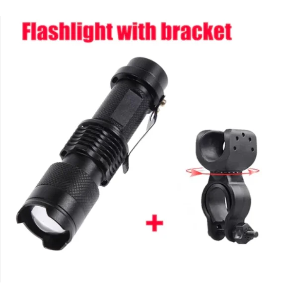 Bicycle Waterproof Zoom LED Torch Light