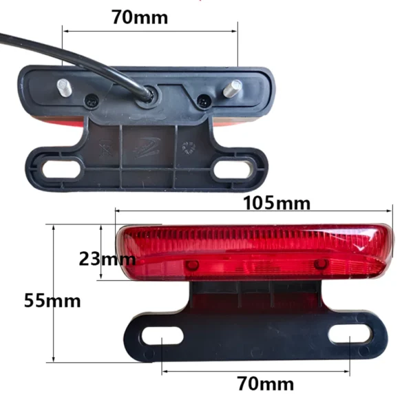 E Bike Rear Brake Tail Light